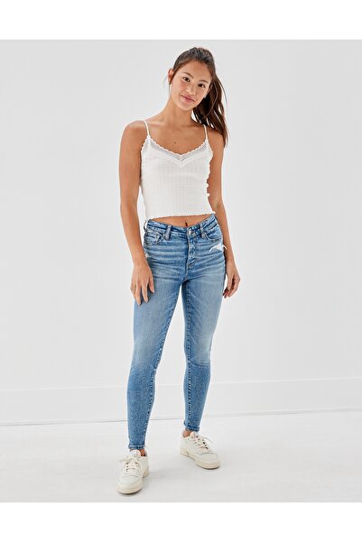 AMERICAN EAGLE AE Ne(x)t Level Ripped High V-Rise Jegging - u 04334205