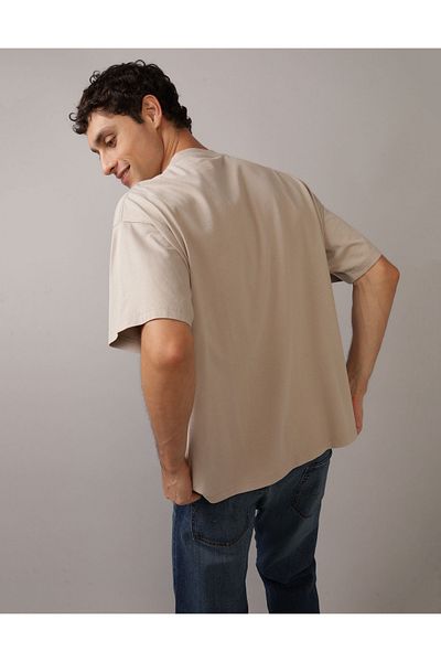 AMERICAN EAGLE تي شيرت صور جرافيك كبير الحجم من AE - U-0181-3833