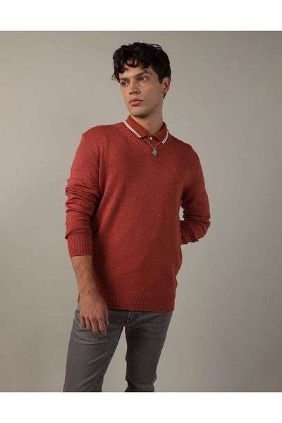 AMERICAN EAGLE Ae Super Soft V-Neck Sweater