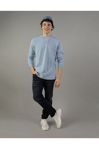 AMERICAN EAGLE Ae Long-Sleeve Thermal T-Shirt
