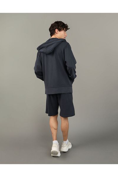 AMERICAN EAGLE AE Fleece Logo Graphic Zip-Up Hoodie