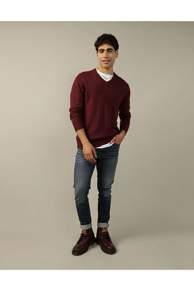 AMERICAN EAGLE Ae Super Soft V-Neck Sweater