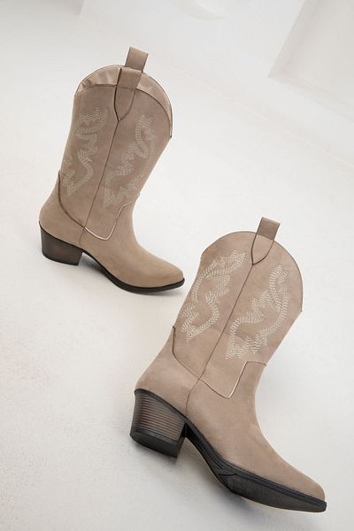 SOHO Damenstiefel aus Nerz-Wildleder 18628