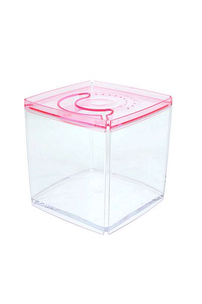 Ista Stylish Display Case - Square Tank - Pink Zngzr