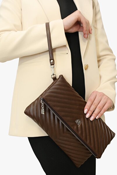 SOSELA 67-6010 Women's Brown Portfolio Bag