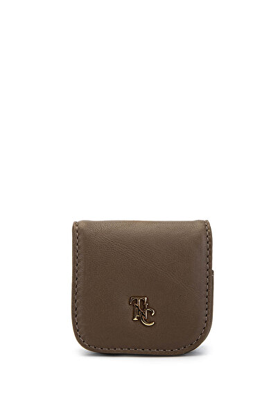 Tamer Tanca Unisex Hakiki Deri Vizon Airpods Kılıfı Cuzdan