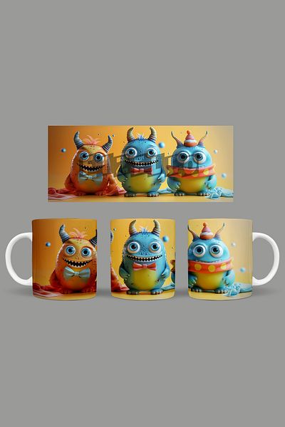 Fizello Cute Baby Monsters - Cute Baby Monsters Mug
