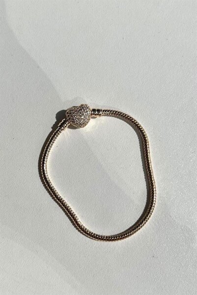 Ceren Taşlı Kalp Charm Bileklik