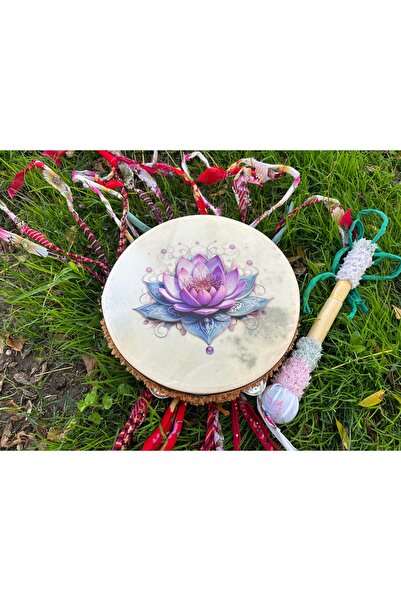 SULTANMUSİCALSHOP Şaman davulu 30 cm kam davulu Shaman drum