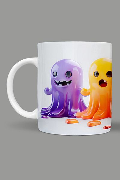 Fizello Cute Ghots - Cute Ghots Themed Mug