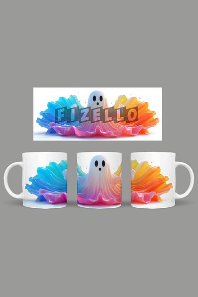 Fizello Cute Ghots - Cute Ghots Themed Mug