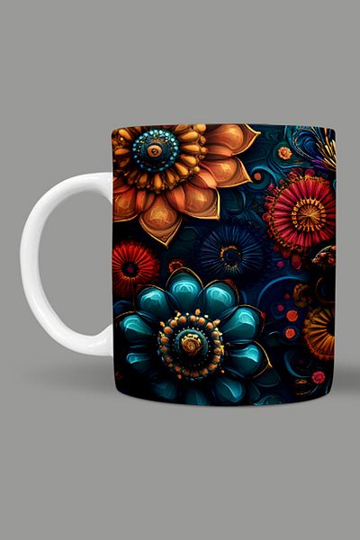 Fizello Mandala Themed Mug