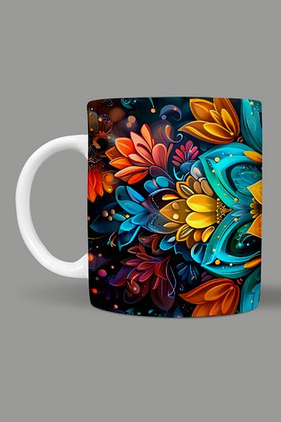 Fizello Mandala Themed Mug