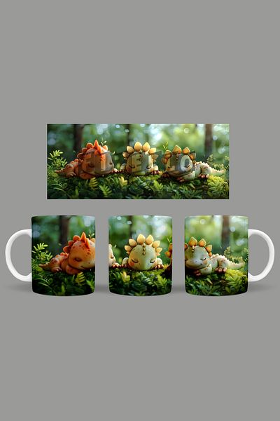 Fizello Cute Dinosaurs - Cute Dinosaur Themed Mug