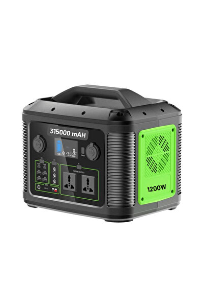 Fuchsia 315.000 mAh 1200W Güçlü Hafif Taşınabilir Kamp ve Doğa İçin İdeal Tasarlanmış Güç Kaynağı