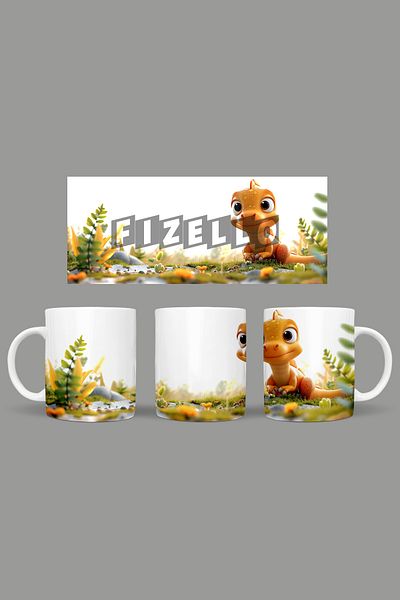 Fizello Cute Dinosaurs - Cute Dinosaur Themed Mug