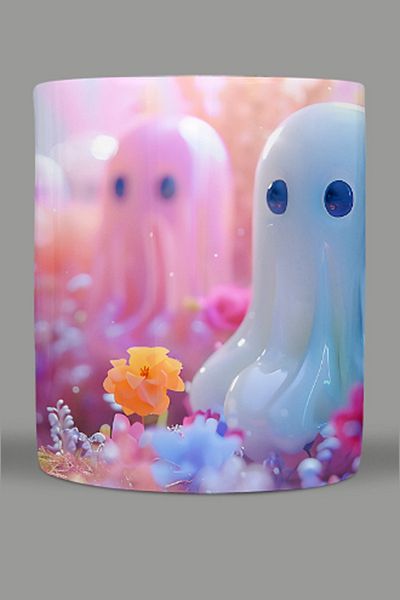 Fizello Cute Ghots - Cute Ghots Themed Mug