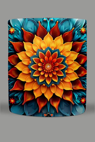 Fizello Mandala Themed Mug