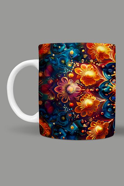 Fizello Mandala Themed Mug