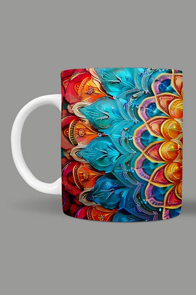 Fizello Mandala Themed Mug