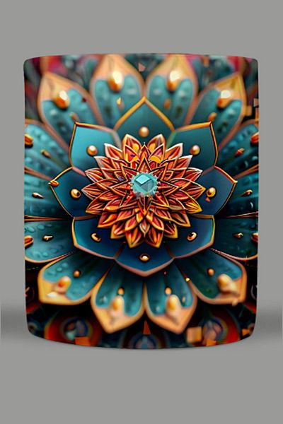 Fizello Mandala Themed Mug
