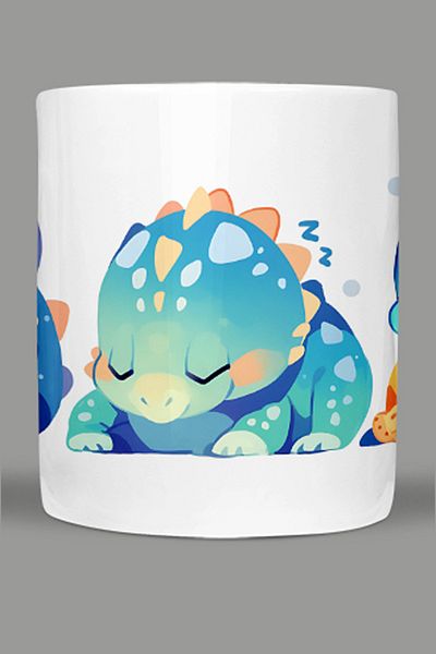 Fizello Cute Dinosaurs - Cute Dinosaur Themed Mug