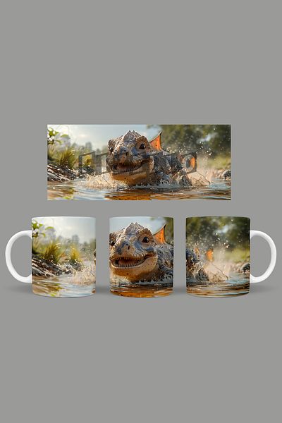 Fizello Cute Dinosaurs - Cute Dinosaur Themed Mug
