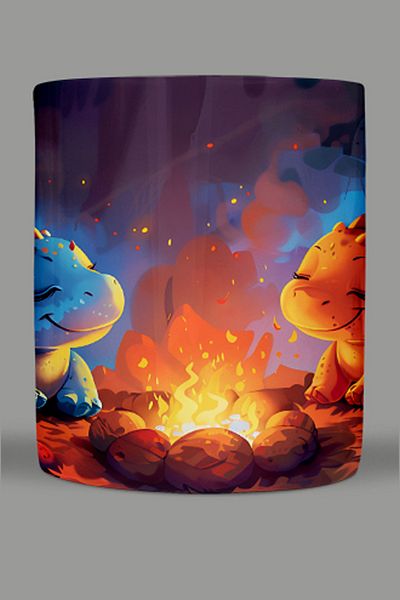 Fizello Cute Dinosaurs - Cute Dinosaur Themed Mug