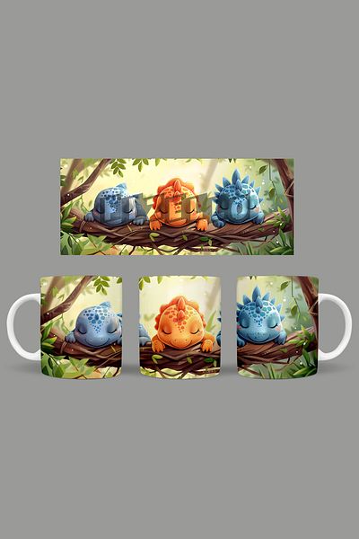 Fizello Cute Dinosaurs - Cute Dinosaur Themed Mug