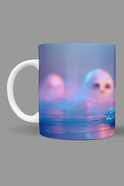 Fizello Cute Ghots - Cute Ghots Themed Mug