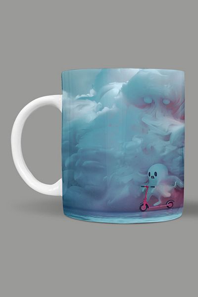Fizello Cute Ghots - Cute Ghots Themed Mug
