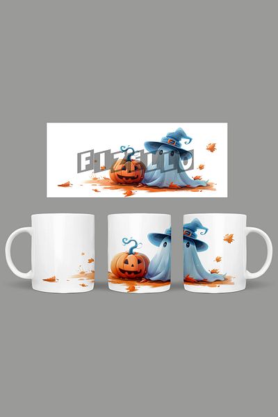 Fizello Cute Ghots - Cute Ghots Themed Mug