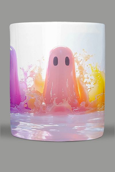 Fizello Cute Ghots - Cute Ghots Themed Mug
