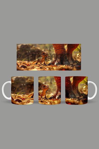 Fizello Cute Dinosaurs - Cute Dinosaur Themed Mug