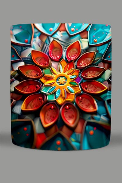 Fizello Mandala Themed Mug