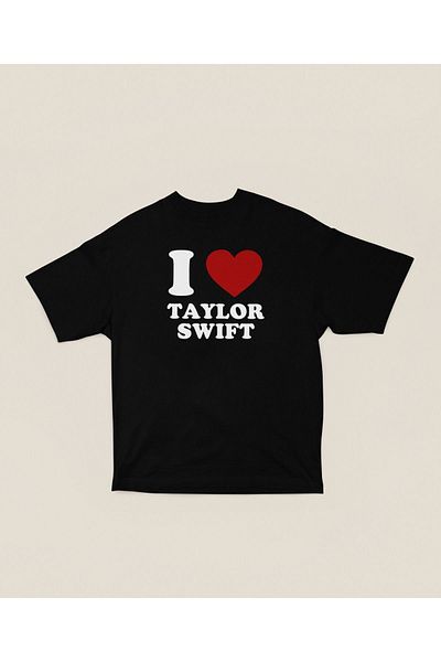 SEVBANO Tricou supradimensionat unisex scris Taylor Swift