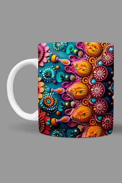 Fizello Mandala Themed Mug