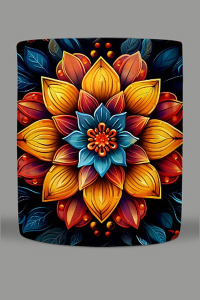 Fizello Mandala Themed Mug