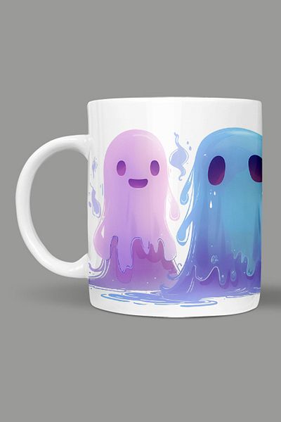 Fizello Cute Ghots - Cute Ghots Themed Mug