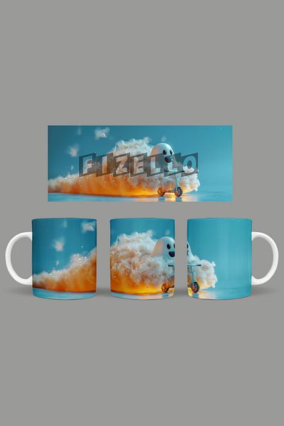 Fizello Cute Ghots - Cute Ghots Themed Mug