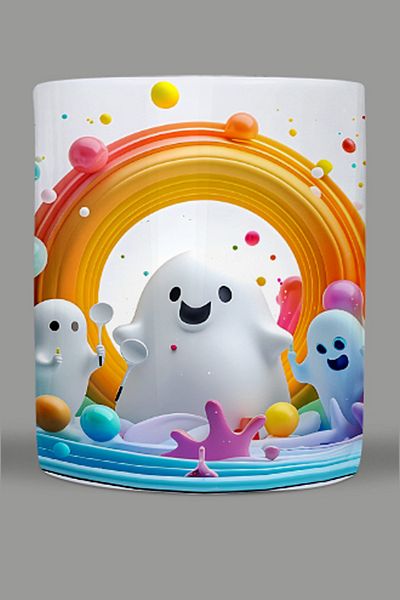 Fizello Cute Ghots - Cute Ghots Themed Mug