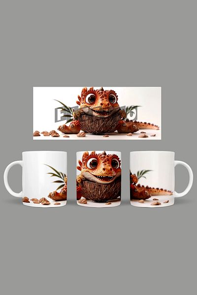 Fizello Cute Dinosaurs - Cute Dinosaur Themed Mug