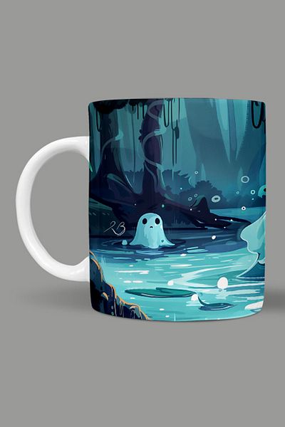 Fizello Cute Ghots - Cute Ghots Themed Mug
