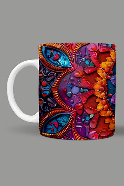 Fizello Mandala Themed Mug