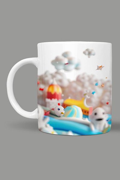 Fizello Cute Ghots - Cute Ghots Themed Mug
