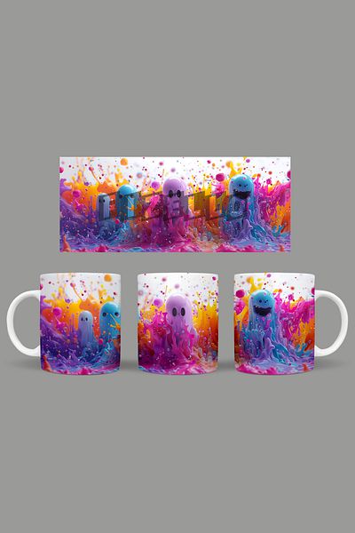 Fizello Cute Ghots - Cute Ghots Themed Mug