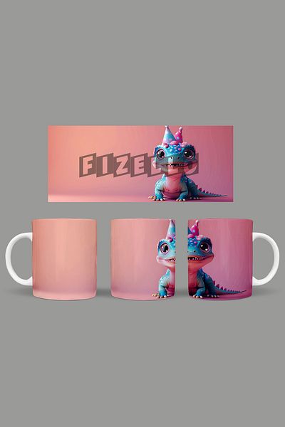 Fizello Cute Dinosaurs - Cute Dinosaur Themed Mug