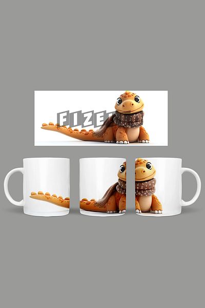 Fizello Cute Dinosaurs - Cute Dinosaur Themed Mug
