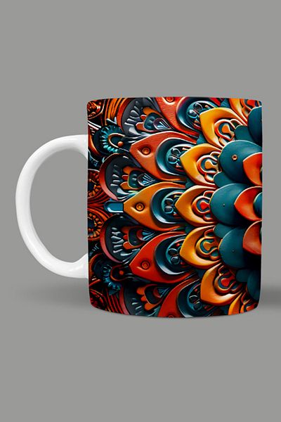 Fizello Mandala Themed Mug