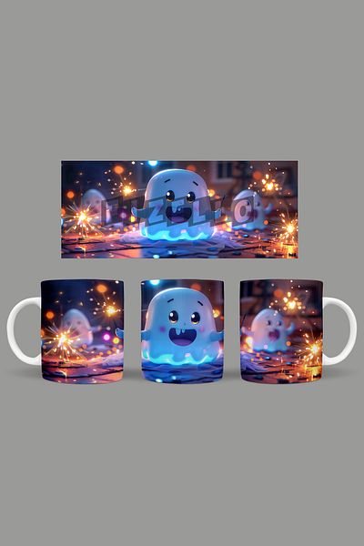 Fizello Cute Ghots - Cute Ghots Themed Mug